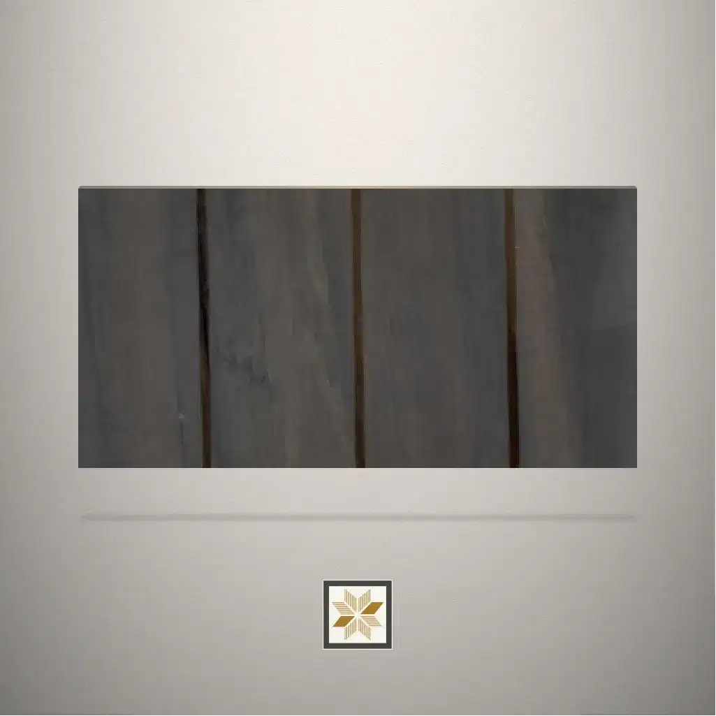 Textured Dark Sanded Walnut Wooden Brown Laminate (8x4 feet,1 mm): LM-18928-0