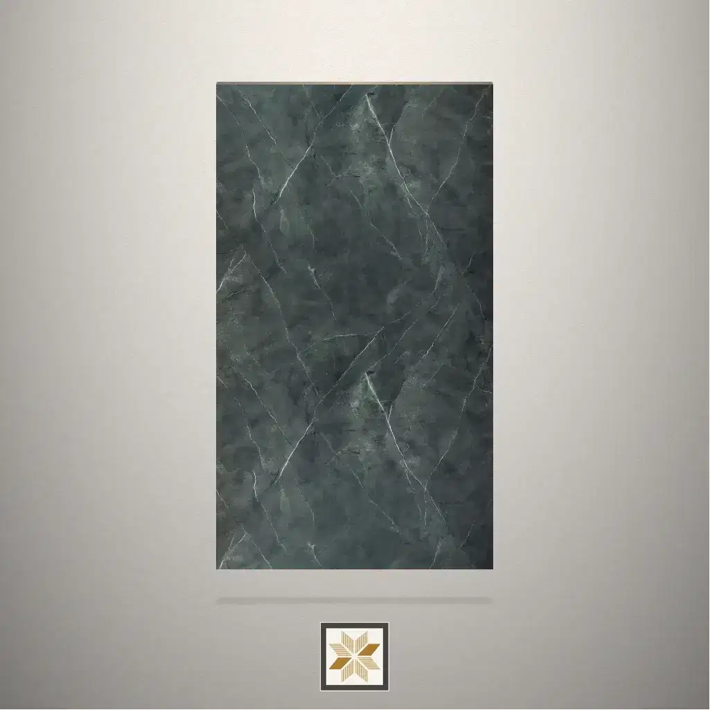 High Gloss Infinity Brown Marble Brown Laminate (8x4 feet,1 mm): LM-18933-0