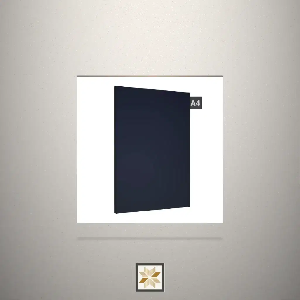 Suede Prussian Blue Solid Color Blue Laminate (8x4 feet,1 mm): LM-18961-0