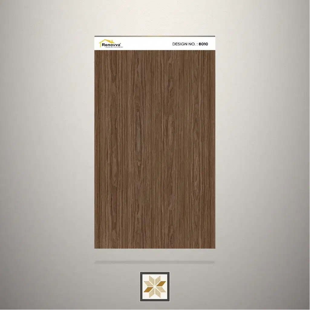 Suede Valley Brown Wooden Brown Laminate (8x4 feet,1 mm): LM-19034-0