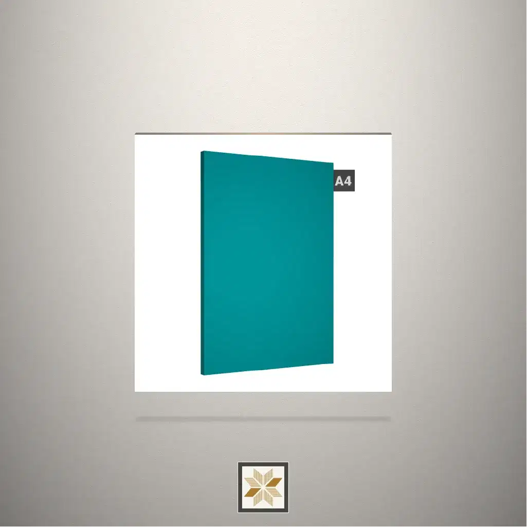 Matt Turquoise Green Solid Color Green Laminate (8x4 feet,1 mm): LM-19078-0