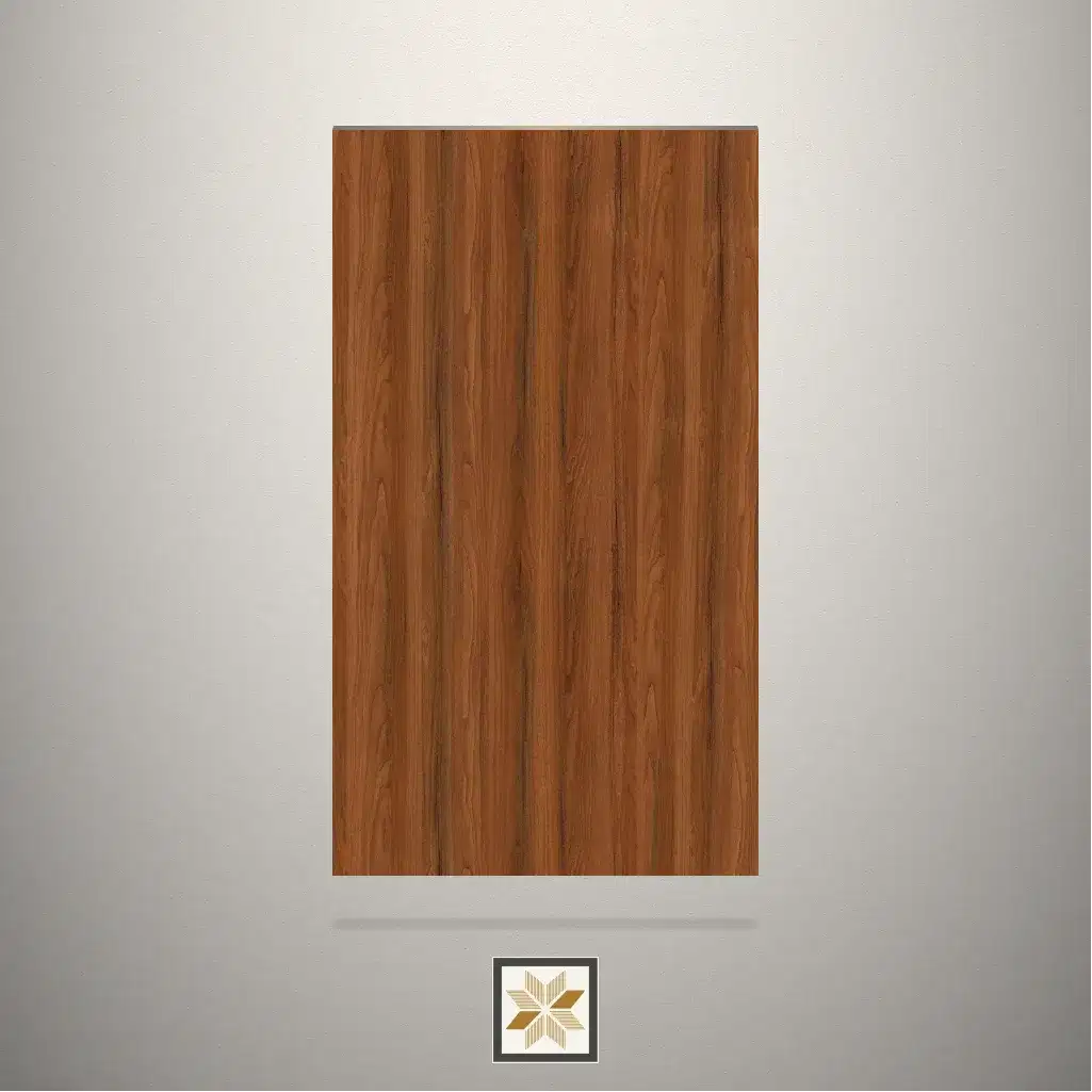 Textured Golden Pecan Wooden Laminate (8x4 feet,1 mm): LM-19390-0