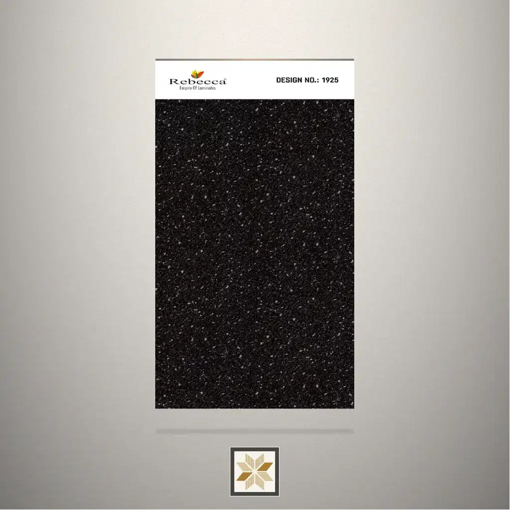 High Gloss Black Galaxy Marble Black Laminate (8x4 feet,1 mm): LM-19427-0