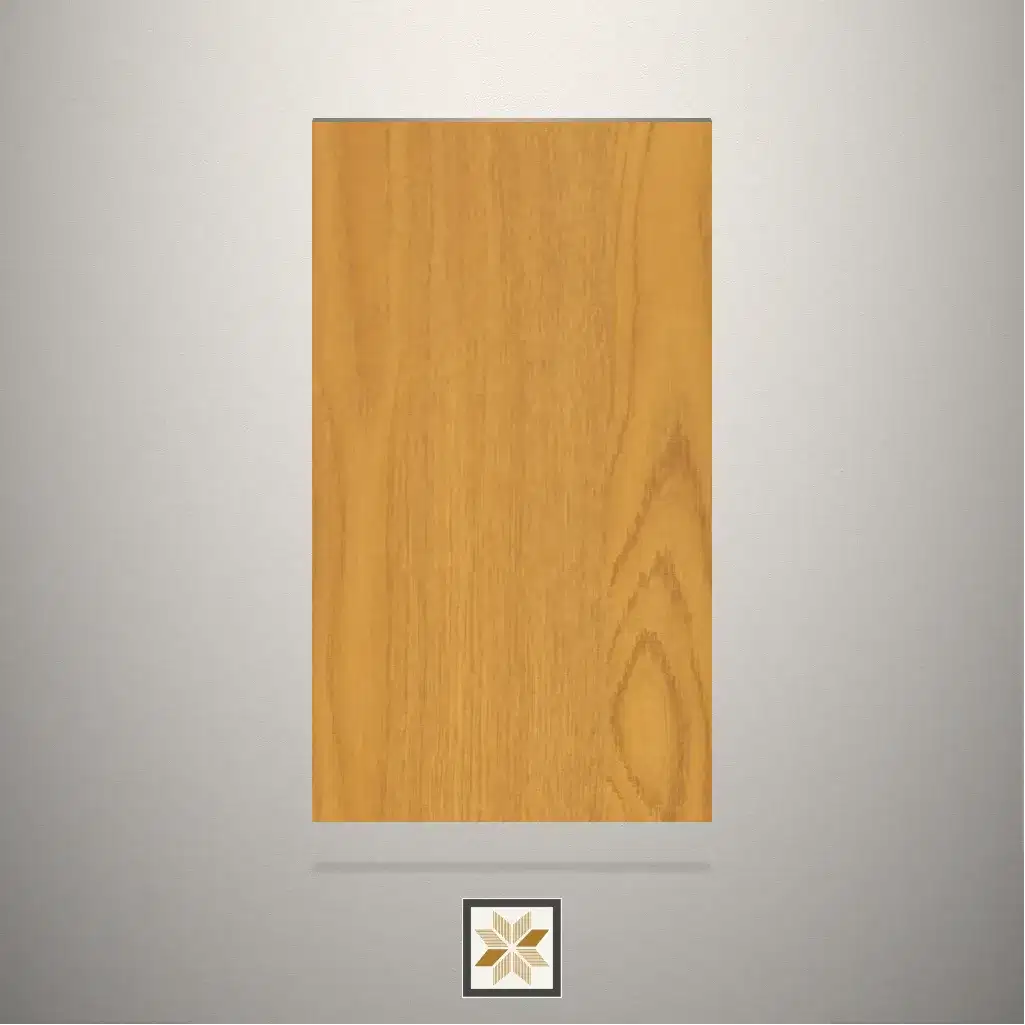 High Gloss Hush Pine Wooden Brown Laminate (8x4 feet,0.8 mm): LM-19443-0