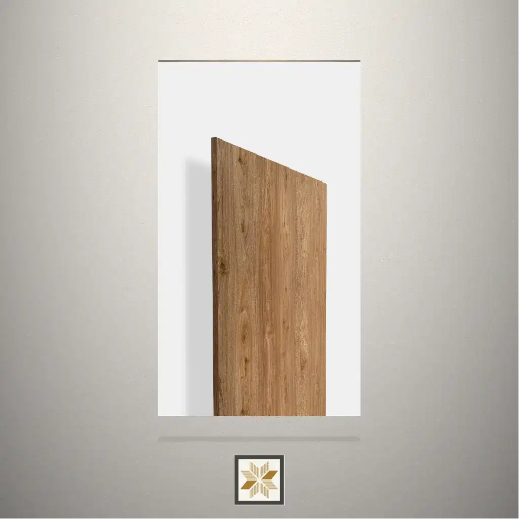 Suede Classic Teak Wooden Brown Laminate (8x4 feet,1 mm): LM-19538-0