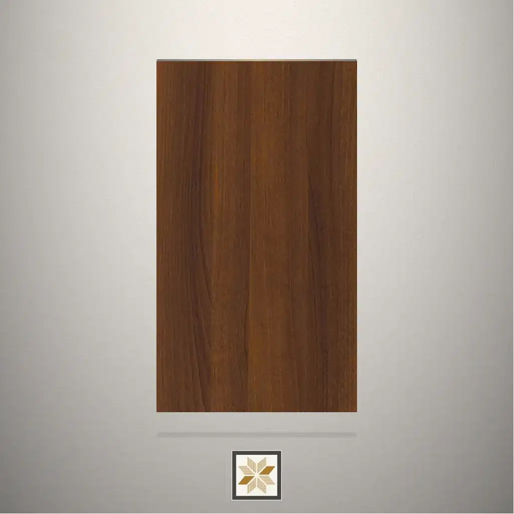 Textured AMBER CHERRY Wooden Brown Laminate (8x4 feet,1 mm): LM-19563-0