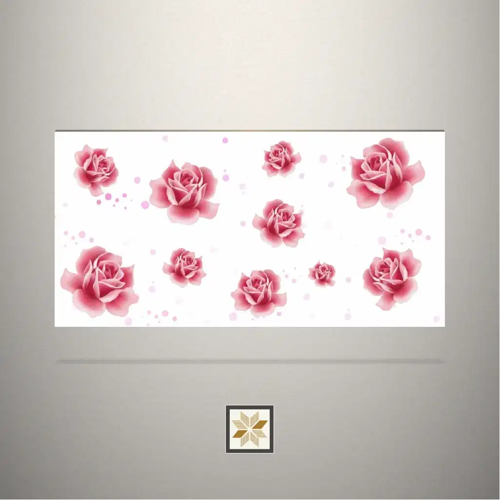 High Gloss Wonder Beauty Digital Printed Multi Colour Laminate (8x4 feet,1 mm): LM-19570-0