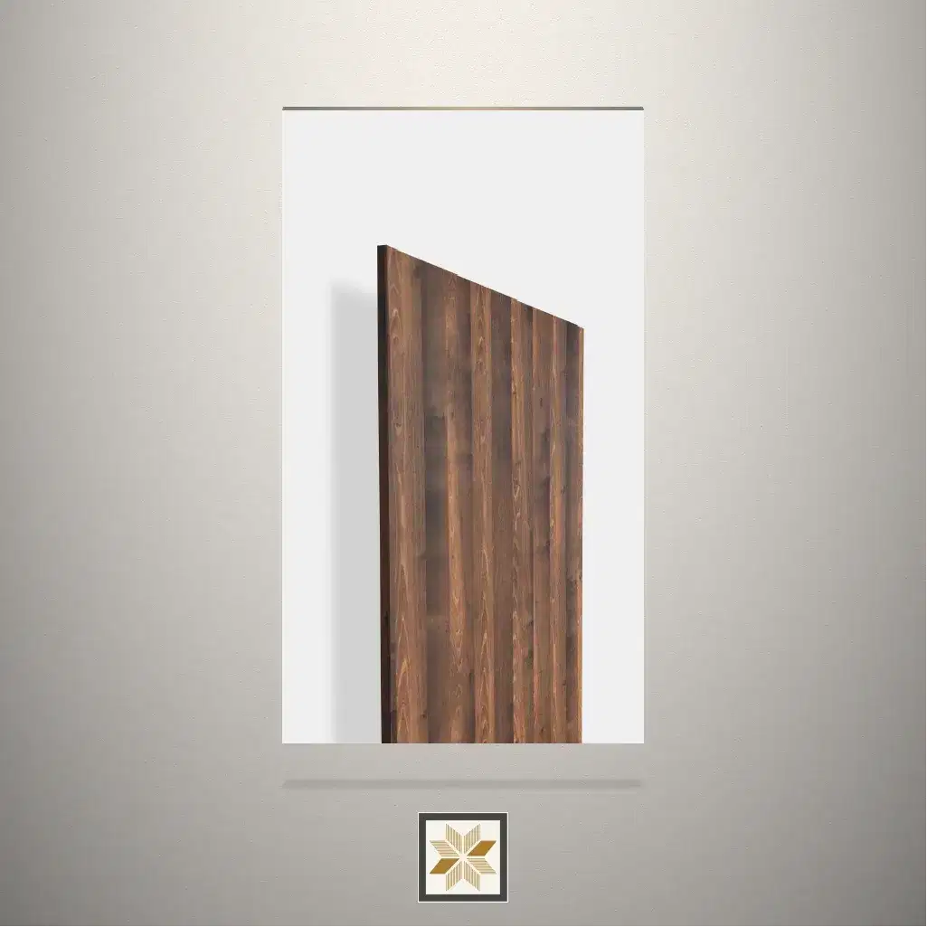 Textured Interlock Mahagony Wooden Brown Laminate (8x4 feet,1 mm): LM-19590-0