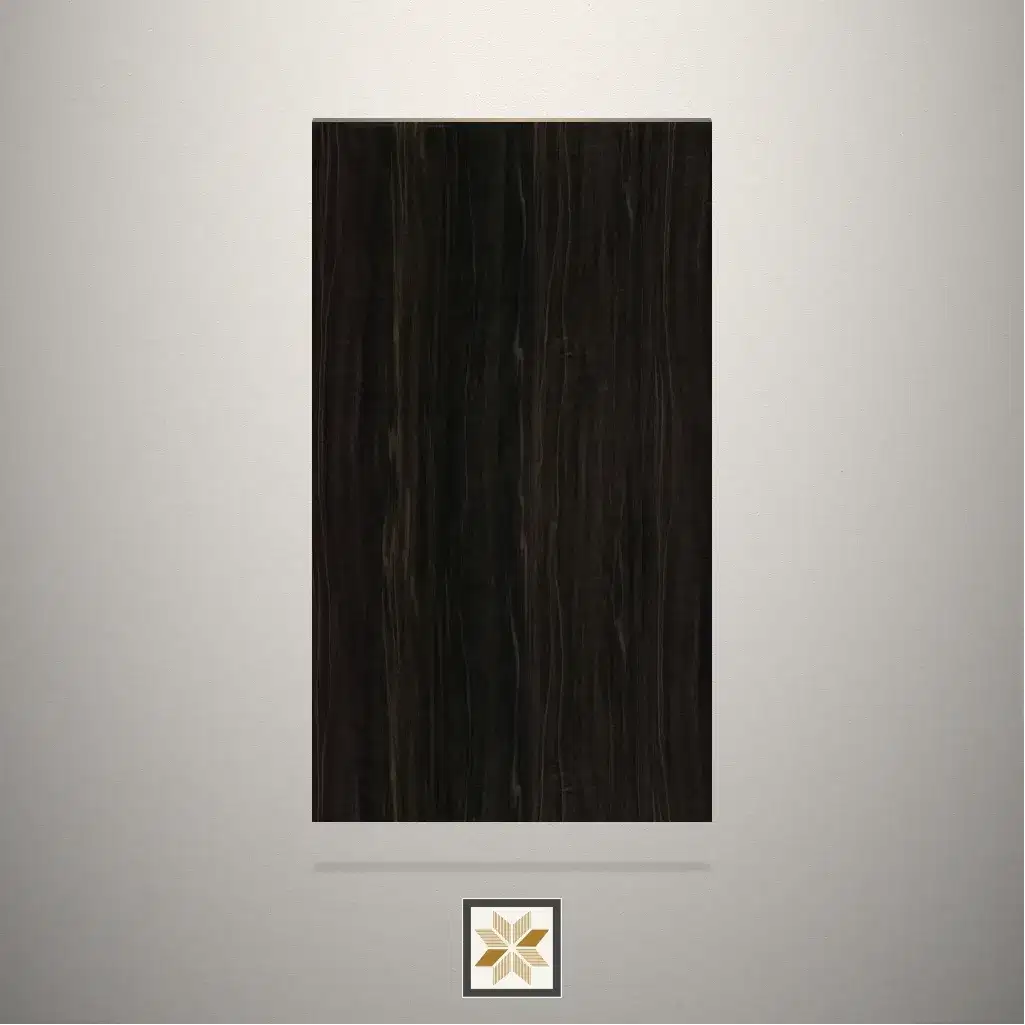 Textured Black Mapple Wooden Black Laminate (8x4 feet,1 mm): LM-19708-0