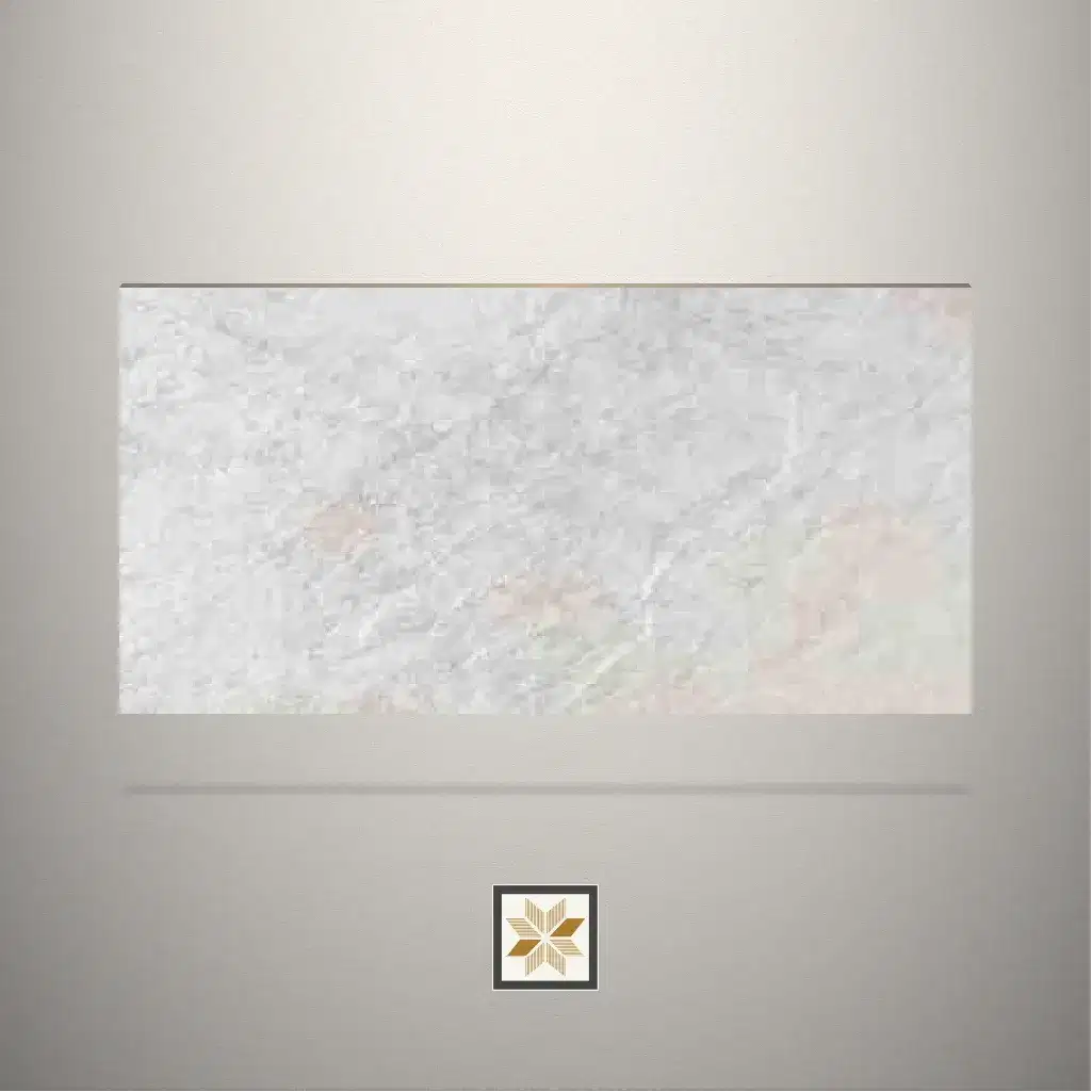 Textured Oliviya Keros Metal Silver Laminate (8x4 feet,1 mm): LM-19819-0