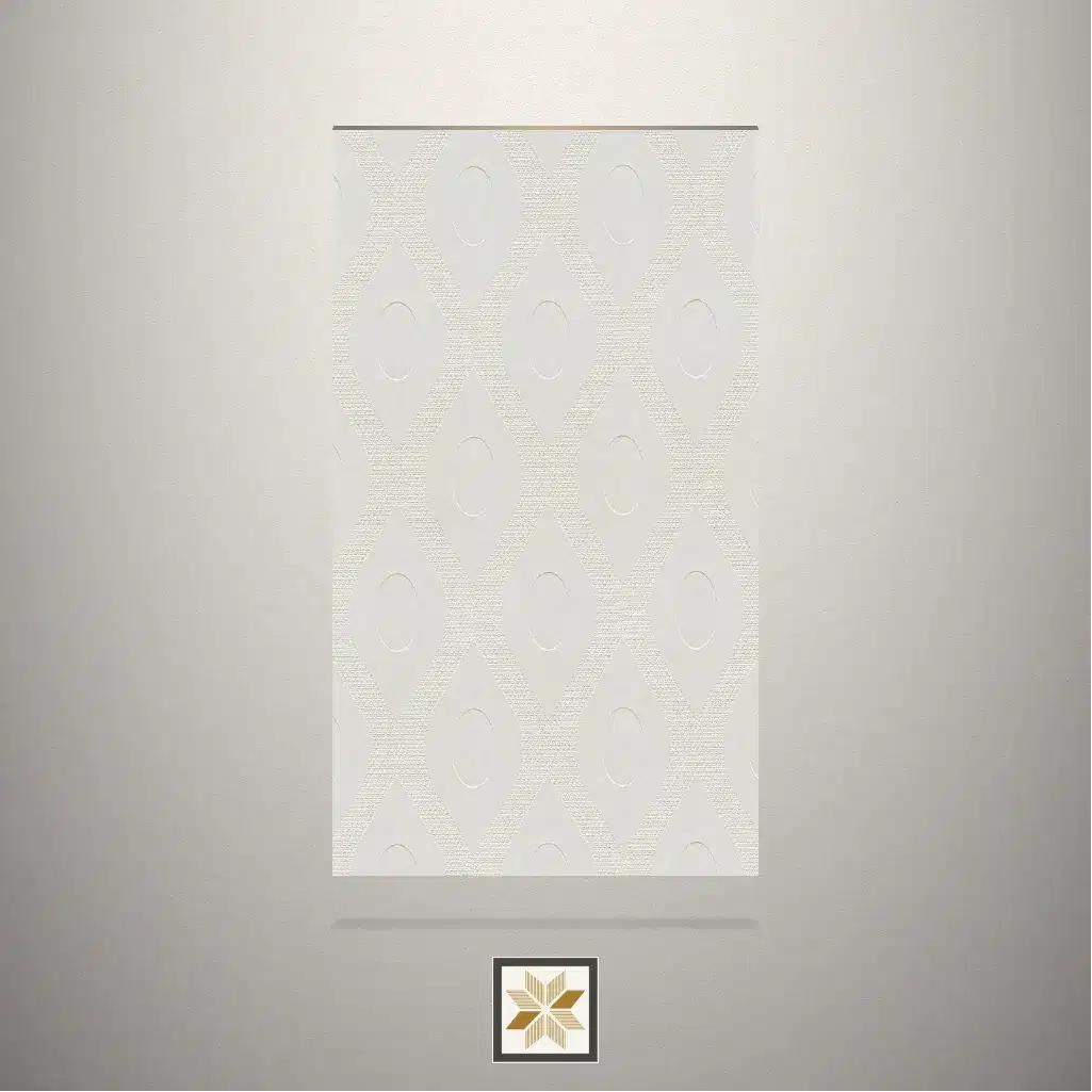 Textured Egg White Pattern White Laminate (8x4 feet,0.8 mm): LM-19851-0