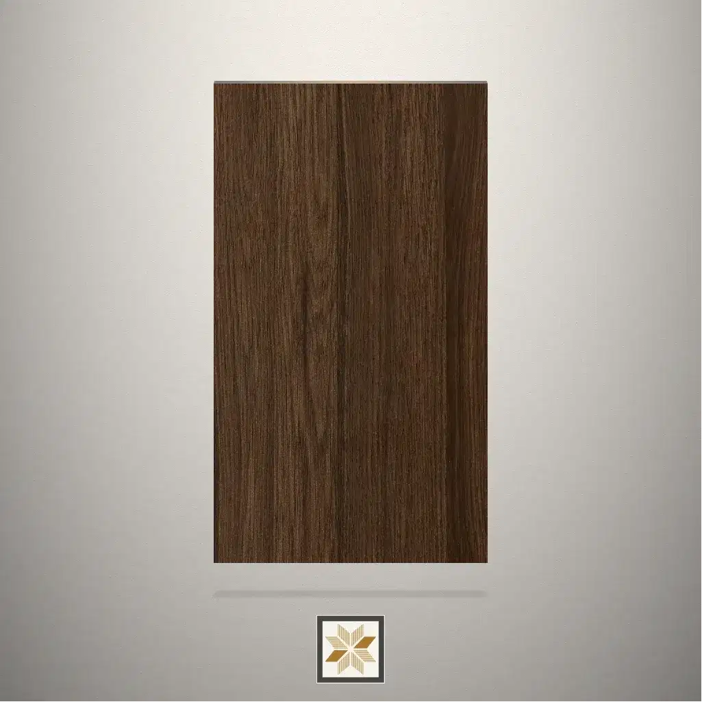 High Gloss Oak Wooden Brown Laminate (8x4 feet,0.8 mm): LM-19889-0