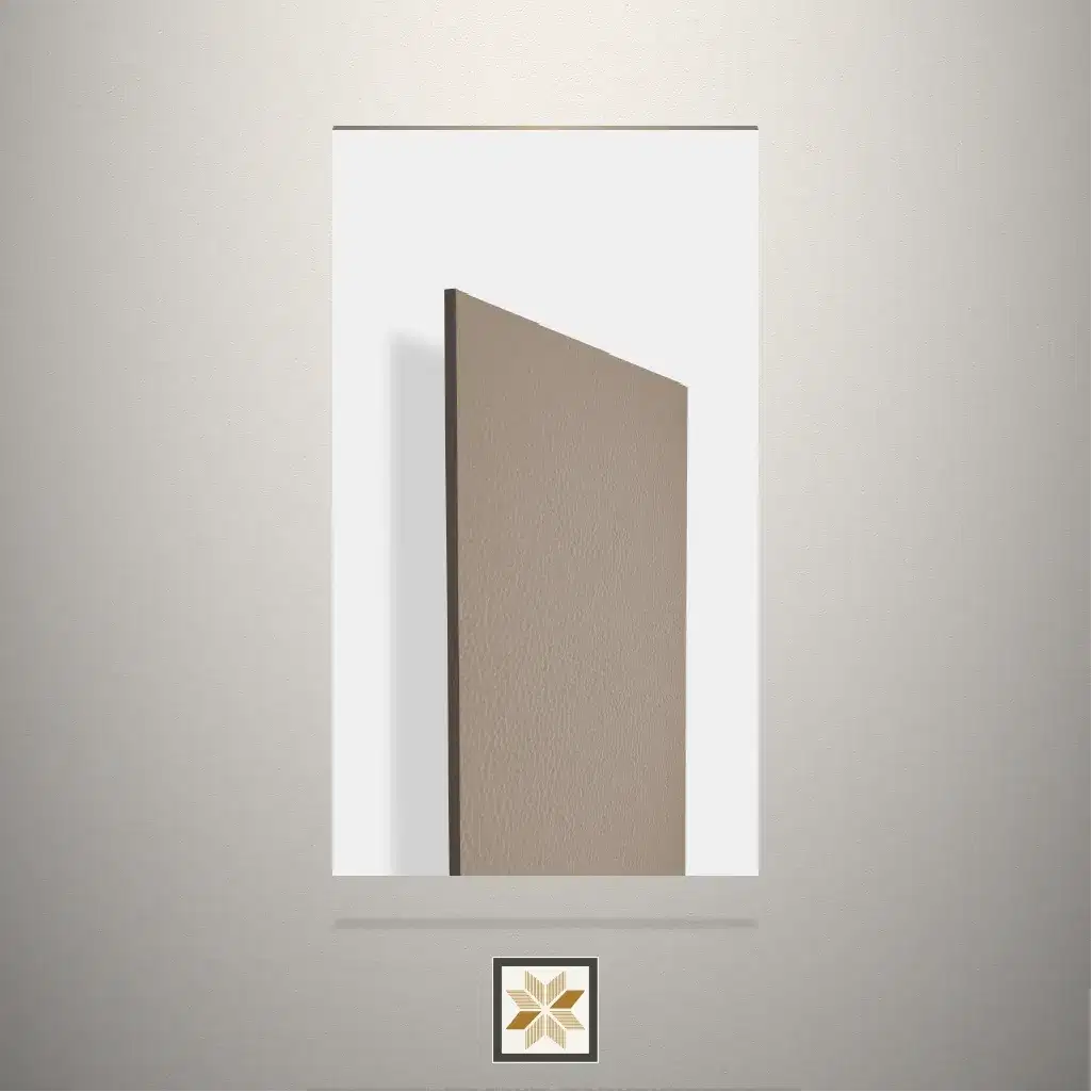 Textured Taupe Wooden Beige Laminate (8x4 feet,1 mm): LM-19894-B-0