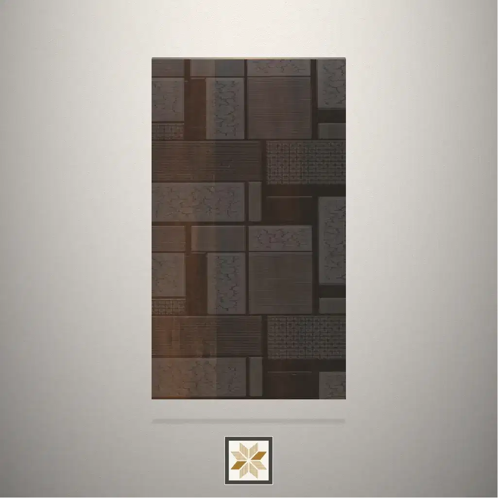 Textured Exotic Oak Pattern Brown Laminate (8x4 feet,0.8 mm): LM-19948-0