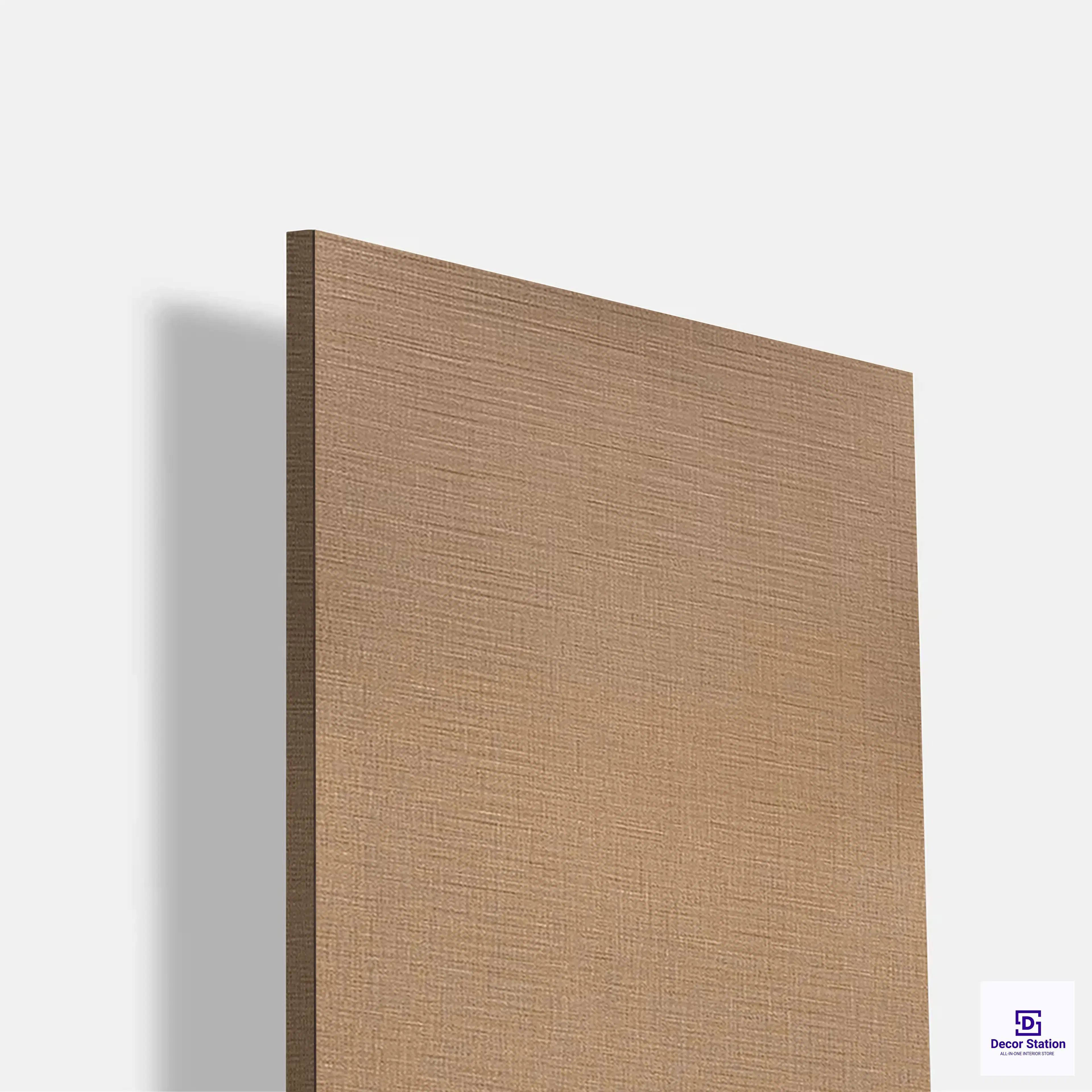 Matte 413344-D Brown Solid Fabric Texture Laminate (8x4 Feet, 1mm) | LM-54253-A-0