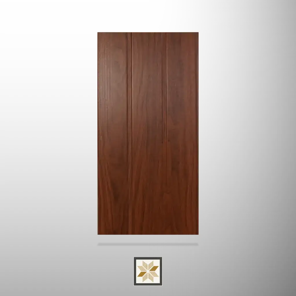 10x1 feet | 8 mm Brown Wood louvers (suitable for Bedroom, Hotel, Living Room, Office, Restaurant, TV Cabinet) | LV-20030-0