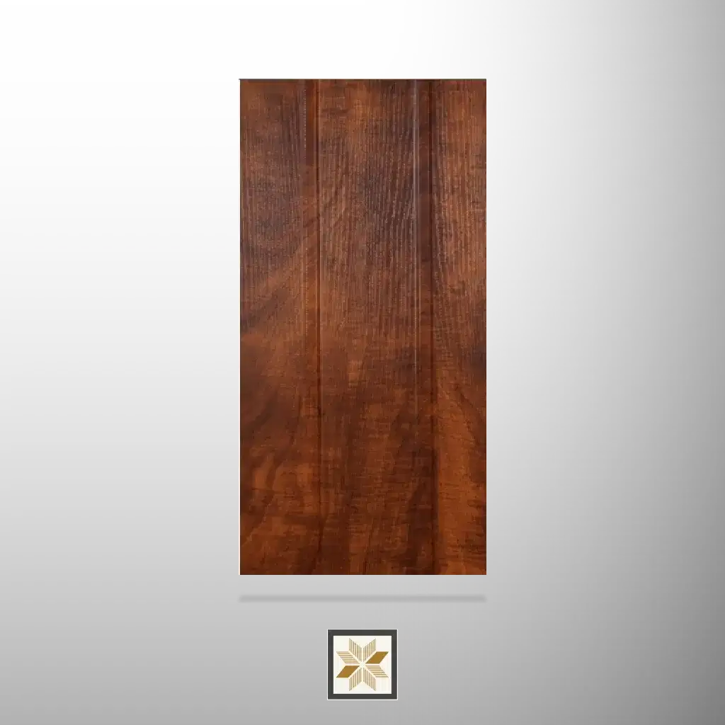 10x1 feet | 8 mm Brown Wood louvers (suitable for Bedroom, Hotel, Living Room, Office, Restaurant, TV Cabinet) | LV-20036-0