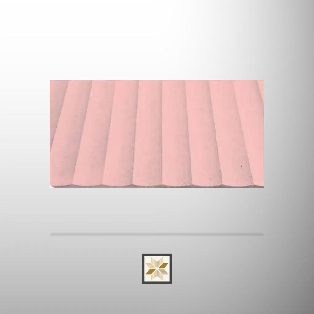 8x4 feet | 8 mm Red louvers (suitable for Bedroom, Hotel, Kitchen, Living Room, Office, Restaurant, TV Cabinet) | LV-20810-0