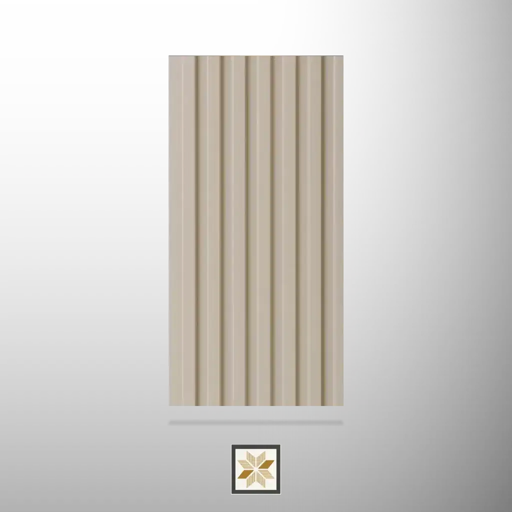 9x0.5 feet | 8 mm Ivory louvers (suitable for Bedroom, Hotel, Kitchen, Living Room, Office, Restaurant) | LV-21092-B-0