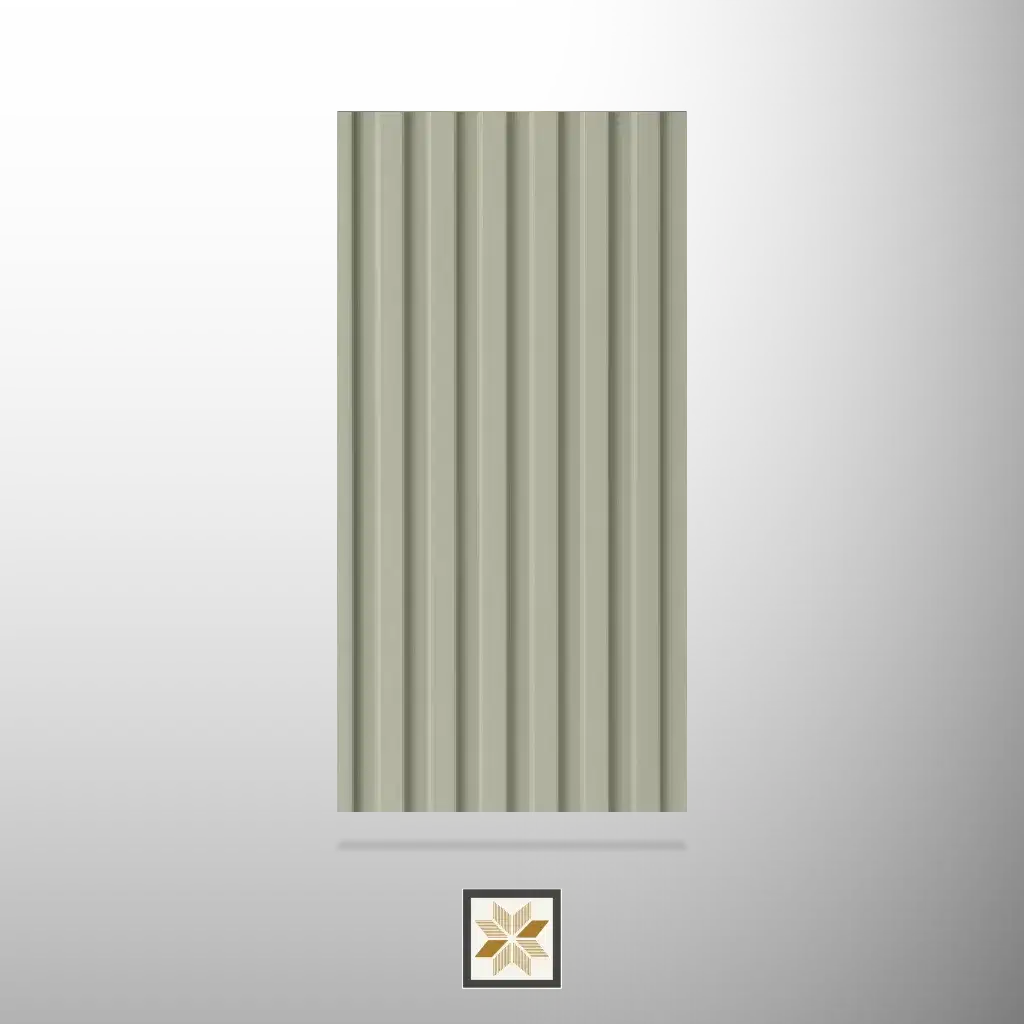 9x0.5 feet | 8 mm Beige louvers (suitable for Bedroom, Hotel, Kitchen, Living Room, Office, Restaurant) | LV-21101-B-0