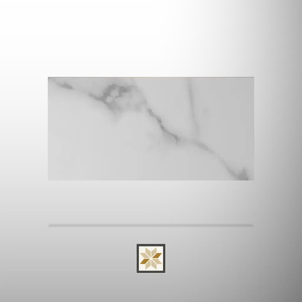 9.2x2 feet | 8 mm Grey Marble louvers (suitable for Bedroom, Hotel, Kitchen, Living Room, Office, Restaurant) | LV-21105-C-0