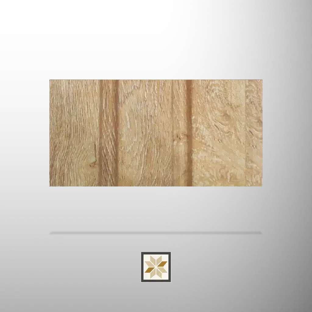 8x0.41 feet | 12 mm Brown Wood louvers (suitable for Bedroom, Hotel, Kitchen, Living Room, Office, Restaurant, TV Unit, Wardrobe) | LV-21308-0