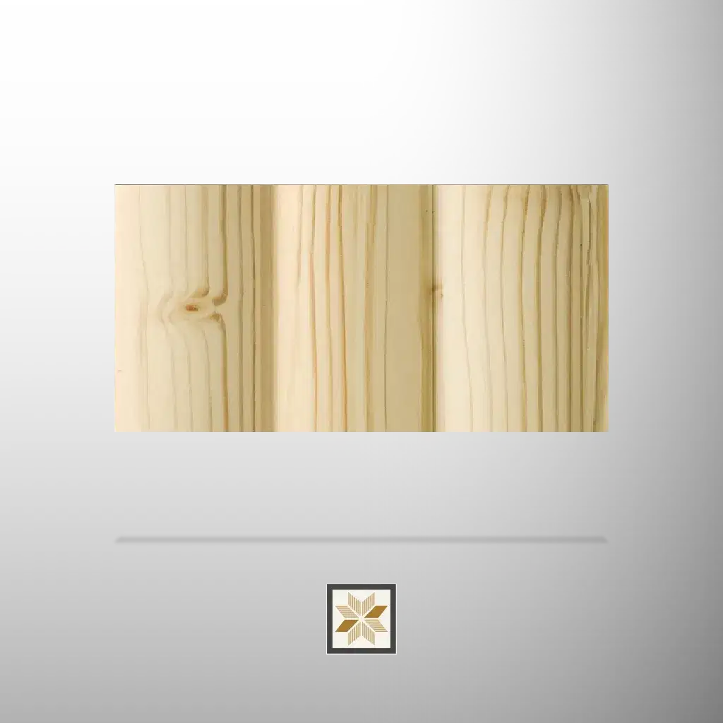 8x0.41 feet | 12 mm Beige Wood louvers (suitable for Bedroom, Hotel, Kitchen, Living Room, Office, Restaurant, TV Unit, Wardrobe) | LV-21330-0