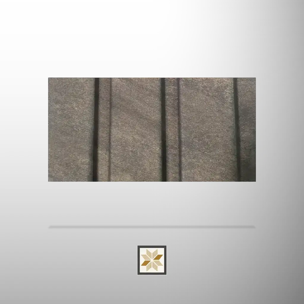 8x0.41 feet | 12 mm Brown Stone louvers (suitable for Bedroom, Hotel, Kitchen, Living Room, Office, Restaurant, TV Unit, Wardrobe) | LV-21348-0