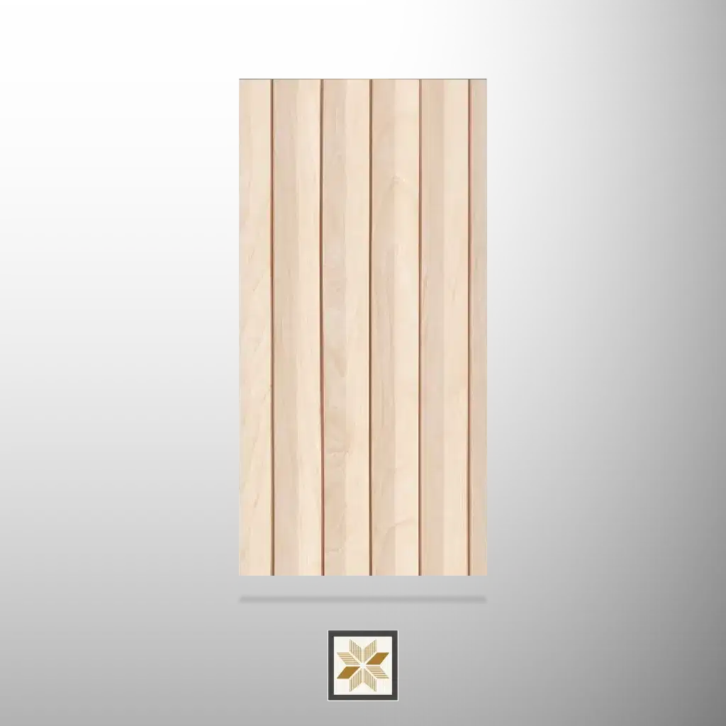 8x0.42 feet | 11 mm Beige Wood louvers (suitable for Bedroom, Feature Wall, Living Room, Office) | LV-21781-0