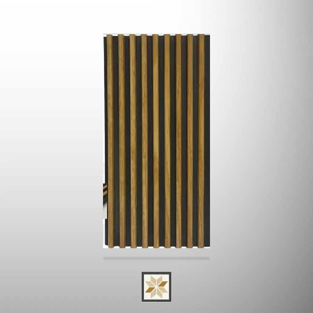 9.5x0.41 feet | 12 mm Light Oak Wood louvers (suitable for Bedroom, Feature Wall, Kitchen, Living Room, Office) | LV-21873-J-0