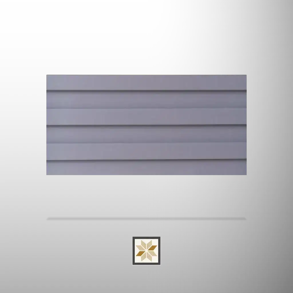 9.5x0.7 feet | 15 mm Grey louvers (suitable for Bedroom, Feature Wall, Kitchen, Living Room, Office) | LV-21820-0