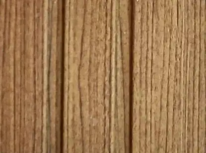 8x0.41 feet | 12 mm Brown Wood louvers (suitable for Living Room, Office) | LV-21897-0