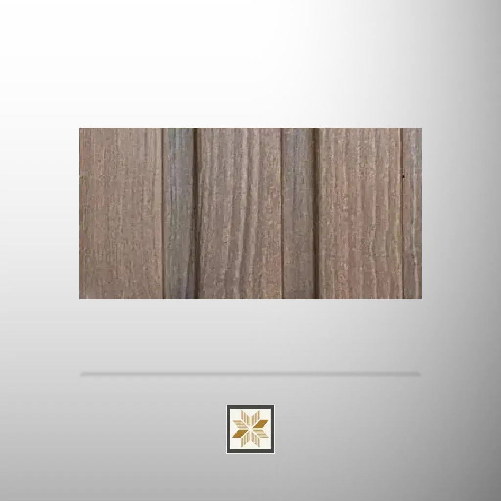 8x0.41 feet | Brown Wood louvers (suitable for Bathroom, Bedroom, Hotel, Kitchen, Living Room, Office, Restaurant, TV Cabinet, Wardrobe) | LV-21956-0