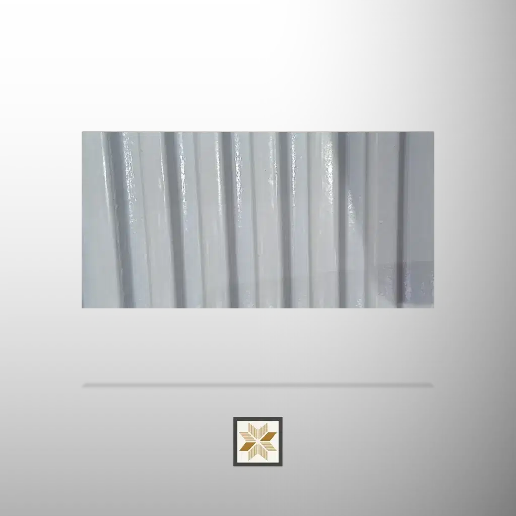 8x0.33 feet | 10 mm Grey louvers (suitable for Bathroom, Bedroom, Kitchen, Living Room, TV Cabinet, Wardrobe) | LV-22149-0