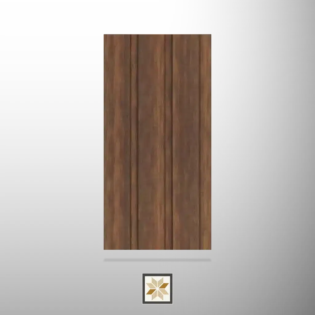 8x0.41 feet | 8 mm Brown Wood louvers (suitable for Bedroom, Hotel, Kitchen, Living Room, Office, Restaurant) | LV-22395-0