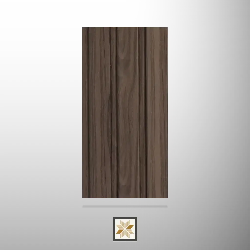 9.5x0.39 feet | 12 mm Dark Walnut Wood louvers (suitable for Bedroom, Hotel, Kitchen, Living Room, Office, Restaurant, TV Cabinet, Wardrobe) | LV-22425-E-0