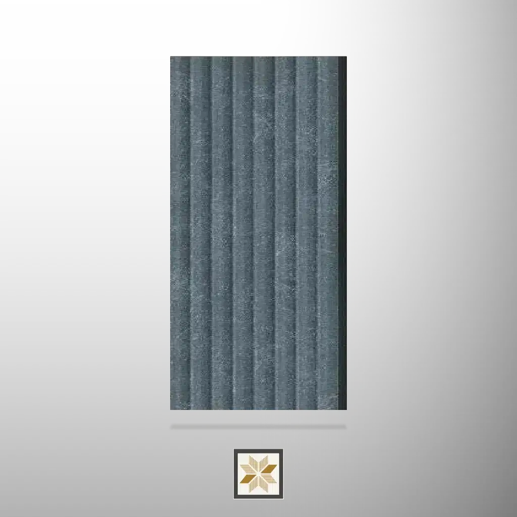 8x0.41 feet | 8 mm Grey louvers (suitable for Bedroom, Hotel, Kitchen, Living Room, Office, Restaurant) | LV-22400-0