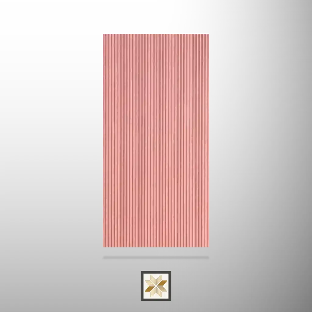 8x4 feet | 16.5 mm Pink louvers (suitable for Bedroom, Hotel, Kitchen, Living Room, Office, Restaurant) | LV-22523-0