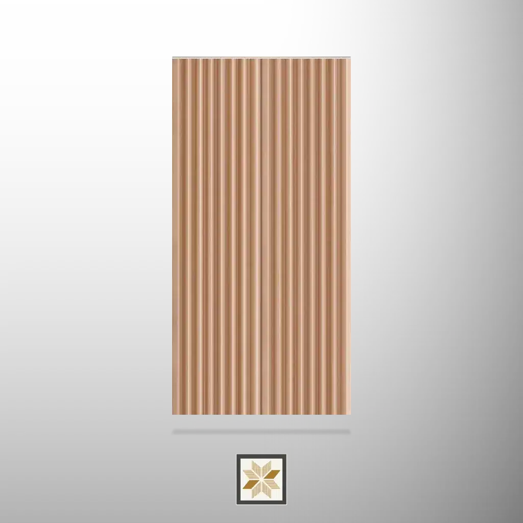 9x0.4 feet | 14 mm Brown Metallic louvers (suitable for Bedroom, Living Room, Office, Retail) | LV-22671-0