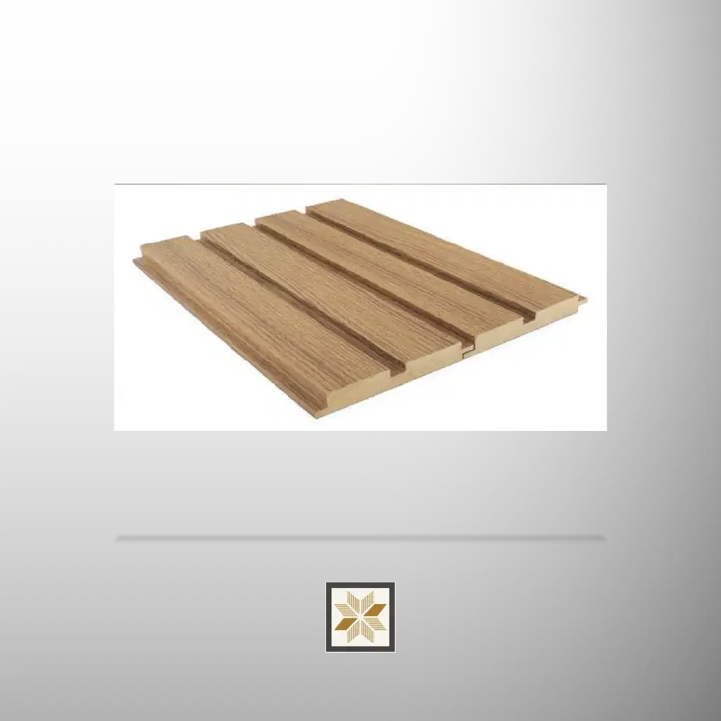 9x0.39 feet | 18 mm Brown Wood louvers (suitable for Bedroom, Living Room, Office) | LV-22694-D-0