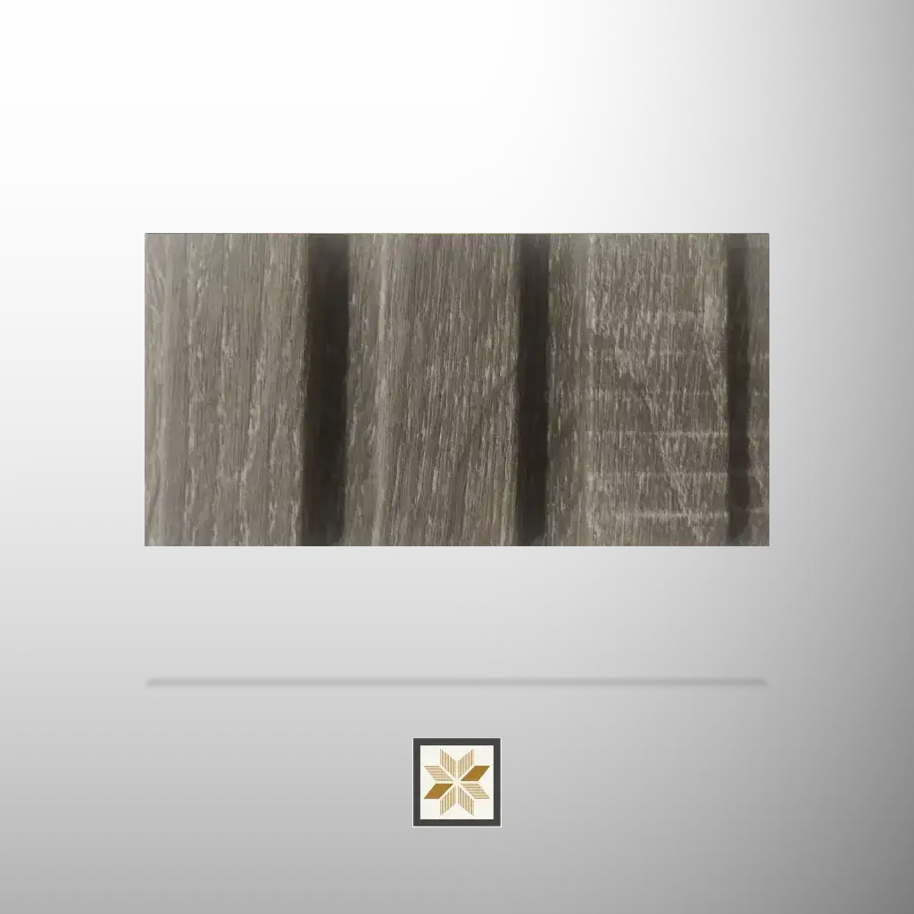 9x0.39 feet | 18 mm Brown Wood louvers (suitable for Bedroom, Living Room, Office, Retail) | LV-22680-0