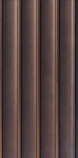 8x0.41 feet | 12 mm Brown louvers (suitable for Bedroom, Hotel, Living Room, Office, Restaurant, TV Cabinet) | LV-22868-0