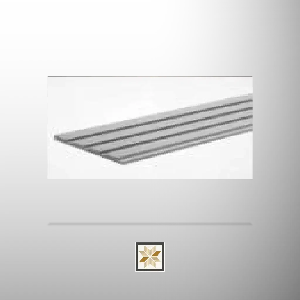 9.84x0.49 feet | 16 mm Grey Metallic louvers (suitable for Hotel, Office, Restaurant) | LV-22908-0