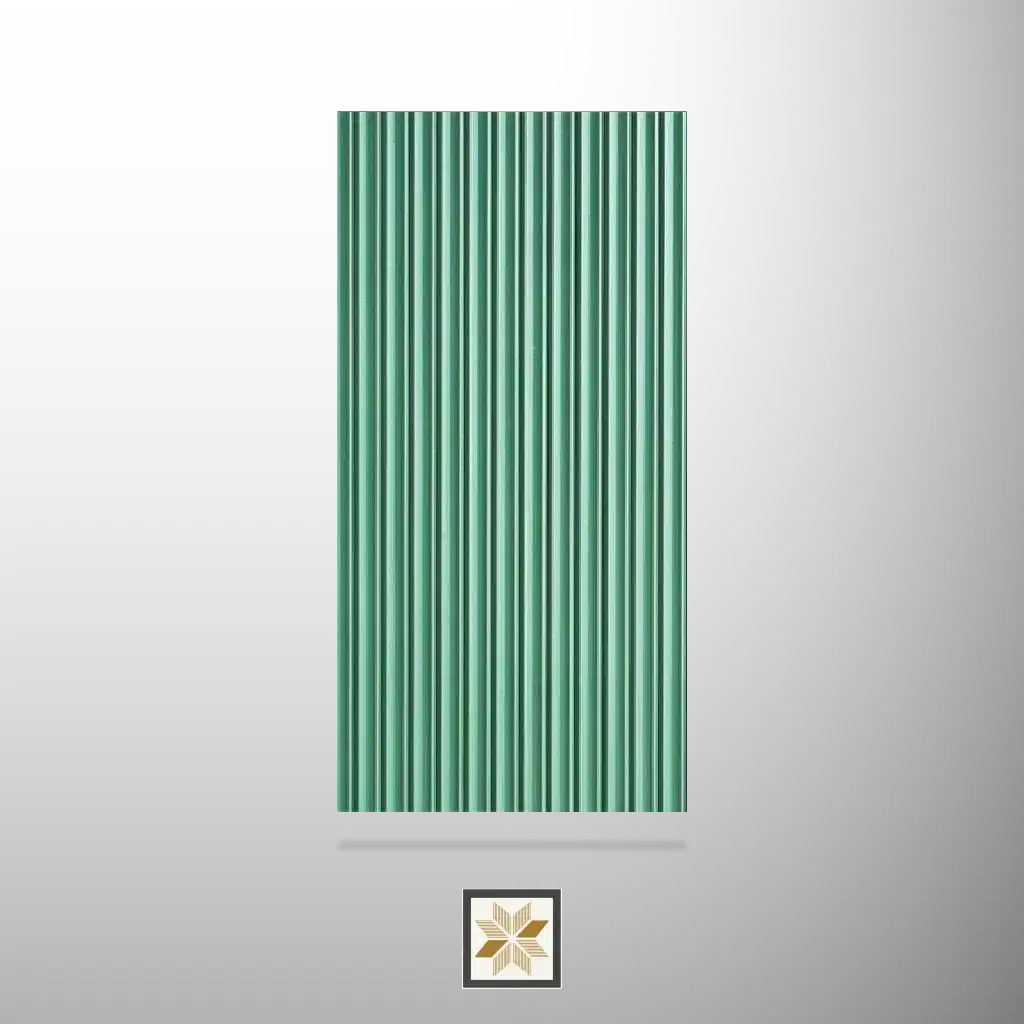 8x4 feet | 12 mm Green louvers (suitable for Bedroom, Hotel, Kitchen, Living Room, Office, Restaurant) | LV-22930-0