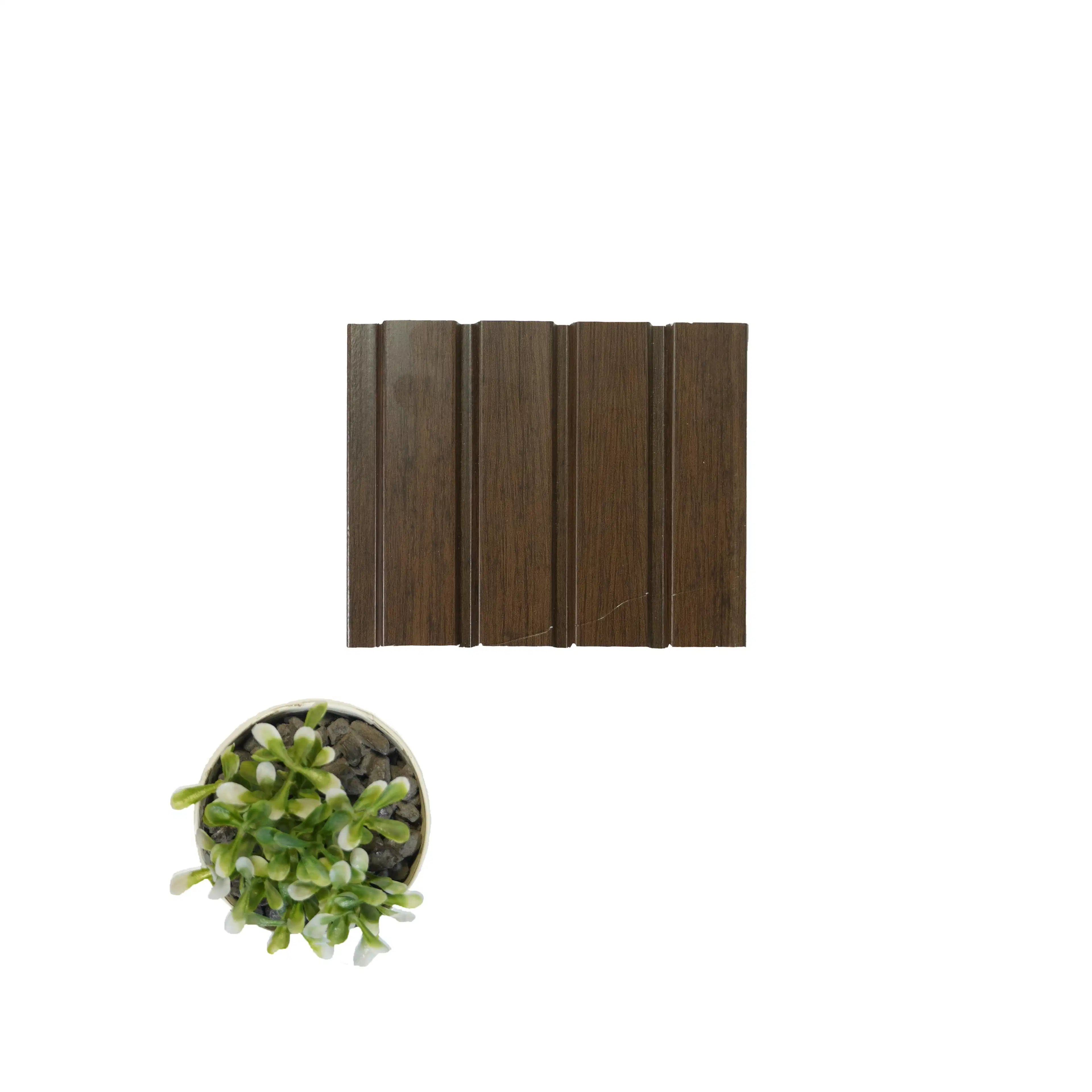 8x0.41 feet | 11 mm Brown Wood louvers (suitable for Bedroom, Hotel, Living Room, Office, Restaurant, TV Cabinet) | LV-22973-0