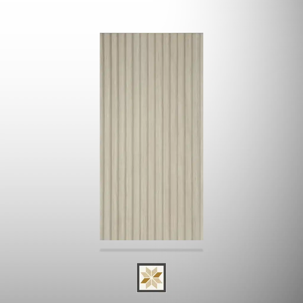 9.5x0.41 feet | 9 mm White louvers (suitable for Bedroom, Hotel, Kitchen, Living Room, Office, Restaurant) | LV-23089-0