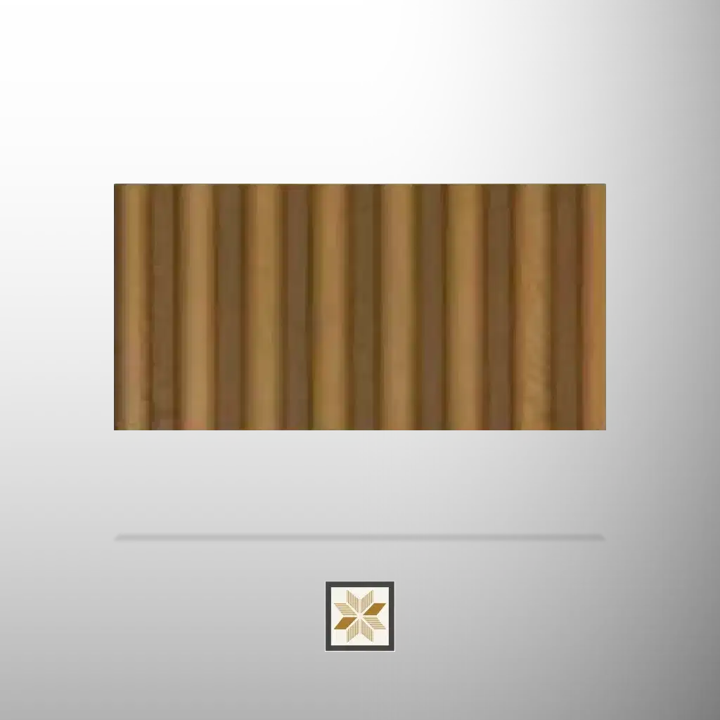 10x0.7 feet | 20 mm Brown Wood louvers (suitable for Bedroom, Hotel, Kitchen, Living Room, Office, Restaurant) | LV-23287-B-0