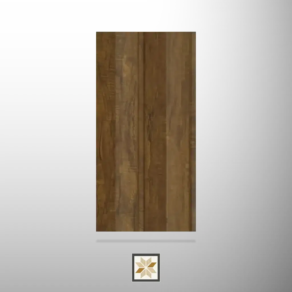 8x0.41 feet | 12 mm Brown Wood louvers (suitable for Bedroom, Hotel, Living Room, Office, Restaurant, TV Cabinet) | LV-23538-0