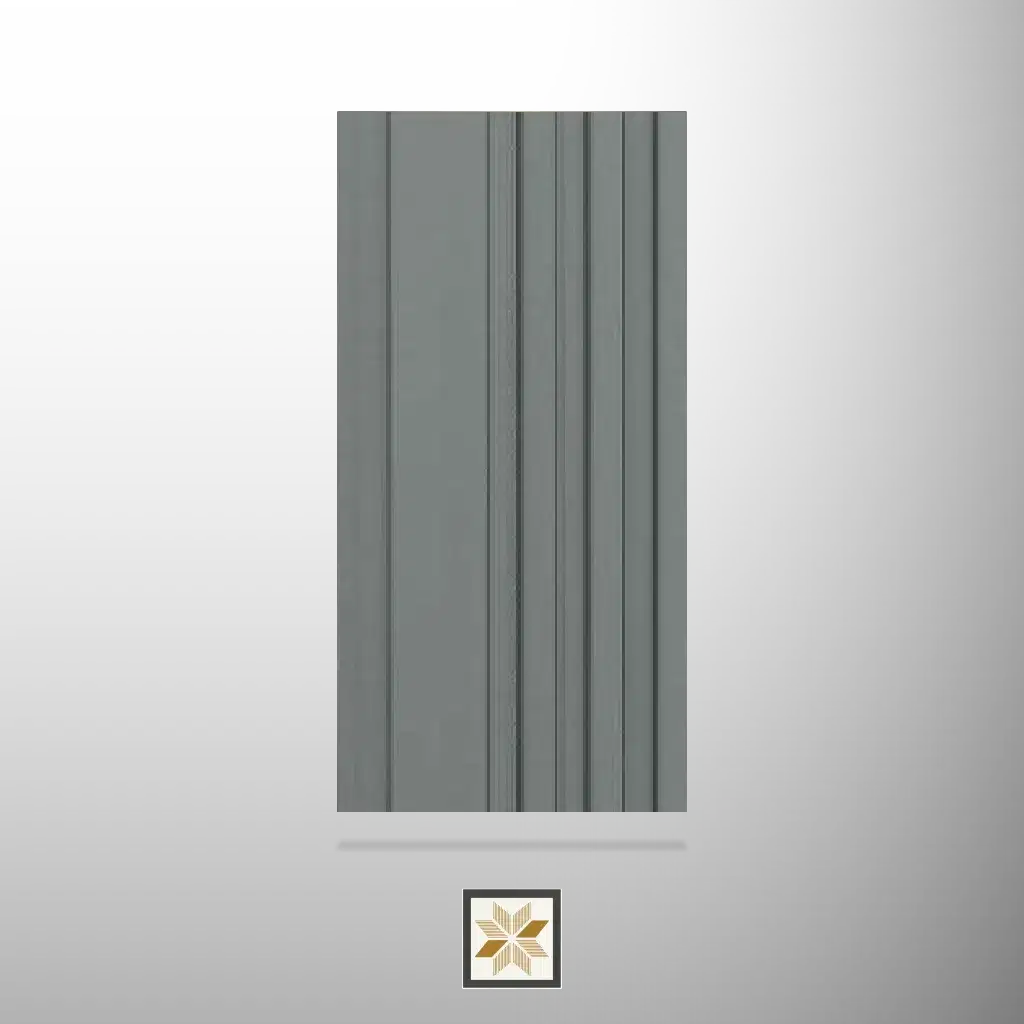 8x0.41 feet | Grey louvers (suitable for Bedroom, Living Room, Office) | LV-23552-0
