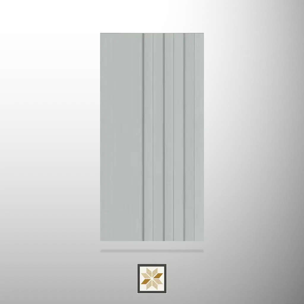 8x0.41 feet | Silver louvers (suitable for Bedroom, Living Room, Office) | LV-23602-0